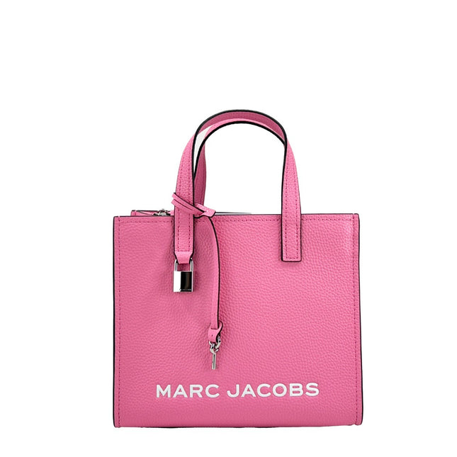 Marc Jacobs Mini Grind Pink Leather Crossbody Bag Purse