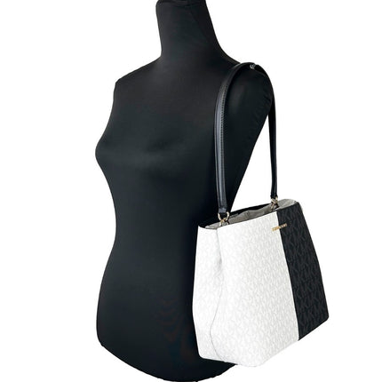 Michael Kors Medium Pratt Signature Bucket Bag