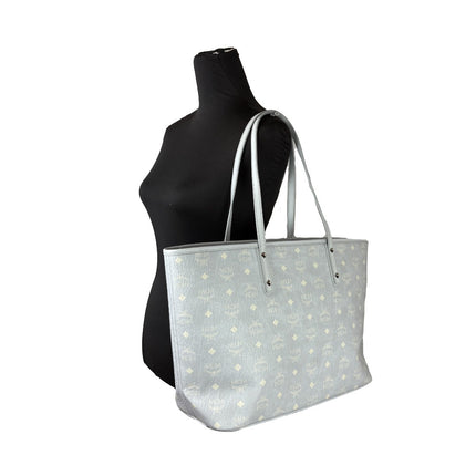 MCM Aren Leather Shoulder Tote Bag