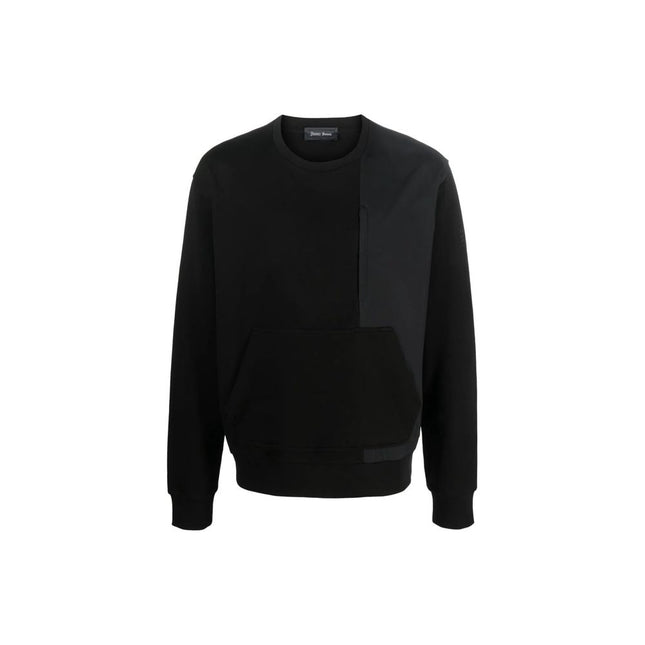 Herno Black Cotton Sweatshirt