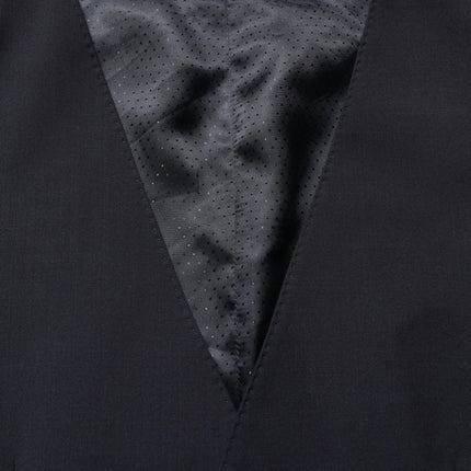 Dolce & Gabbana Black Wool Single Breasted Waistcoat Vest