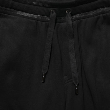 Dolce & Gabbana Black Mid Waist Cargo Jogger Sweatpants Pants