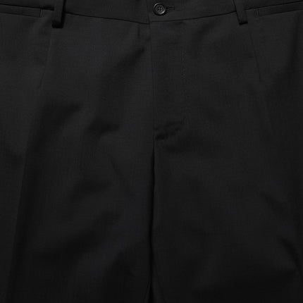 Dolce & Gabbana Black Wool Slim Fit Formal 3 Piece Men Suit