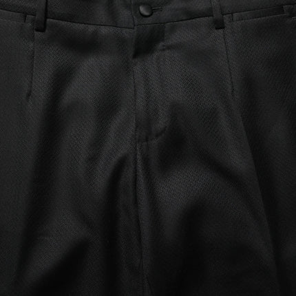 Dolce & Gabbana Black Wool Slim Fit Formal 2 Piece Men Suit