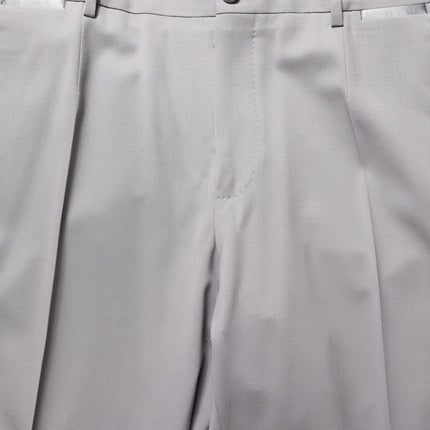 Dolce & Gabbana Gray Wool Tapered Men Dress Trouser Pants