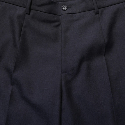 Dolce & Gabbana Black Wool Tapered Leg Dress Trouser Pants