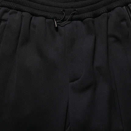 Dolce & Gabbana Black Mid Waist Cargo Jogger Sweatpants Pants