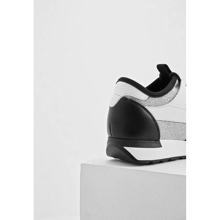 Pollini Blue Polyamide Athletic Sneakers Pollini