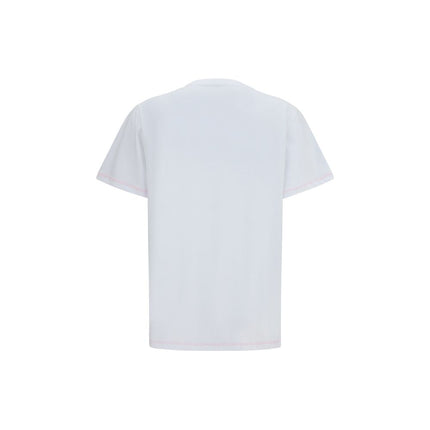Ganni White Cotton T-Shirt
