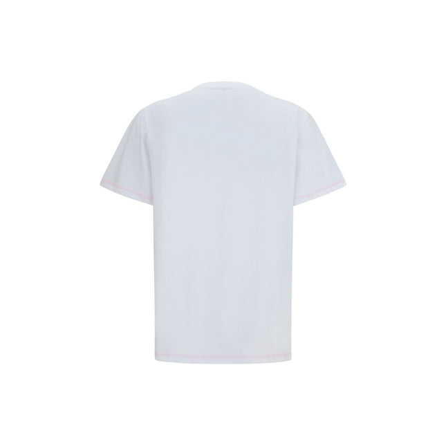 Ganni White Cotton T-Shirt