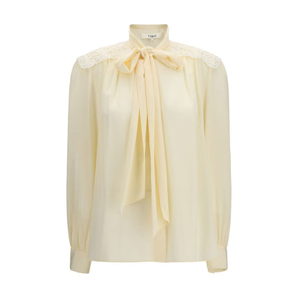 Chloé Beige Polyester Blouse