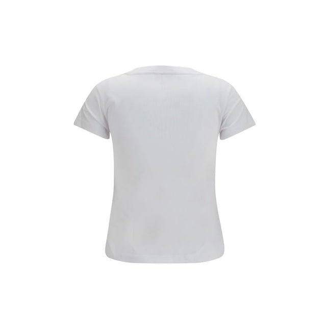 Ganni White Cotton T-Shirt