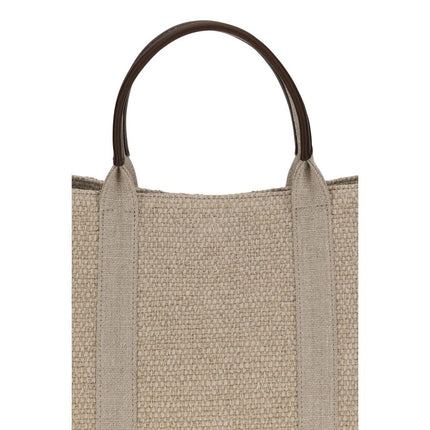 The Row Beige Fabric Shoulder Bag The Row