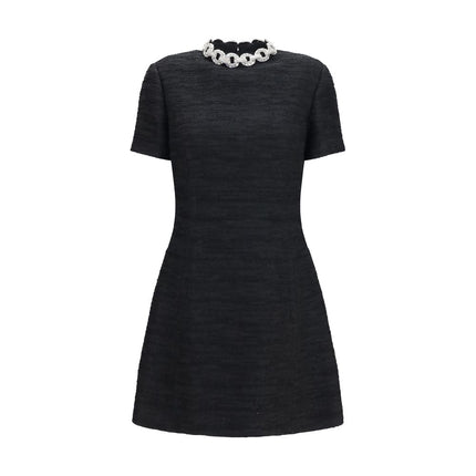 Valentino Black Cotton Casual Dress