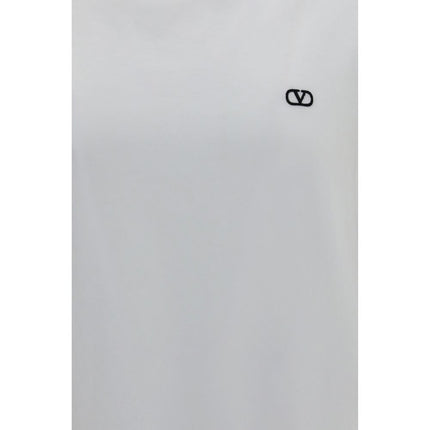Valentino White Cotton T-Shirt