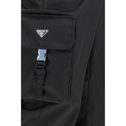 Prada Black Polyamide Athletic Pants