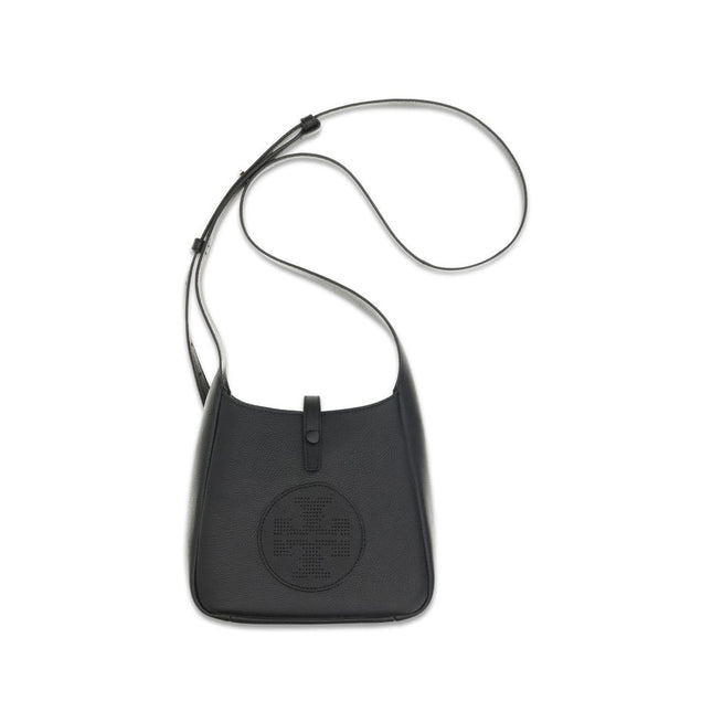 Tory Burch Black Calf Leather Bos Taurus Shoulder Bag