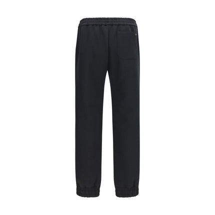 Valentino Black Cotton Joggers (Workout Pants)