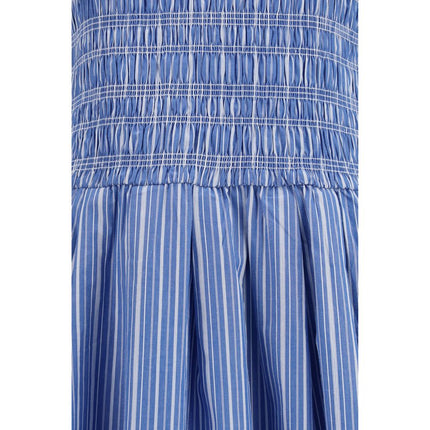 Ganni Blue Cotton Casual Dress
