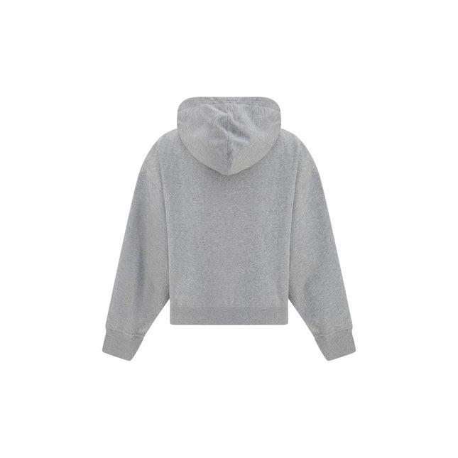 Ganni Gray Cotton Sweatshirt