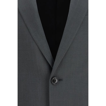 Valentino Gray Wool Oves Aries Jacket