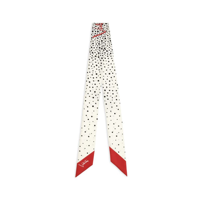 Valentino Garavani Beige Silk Scarf