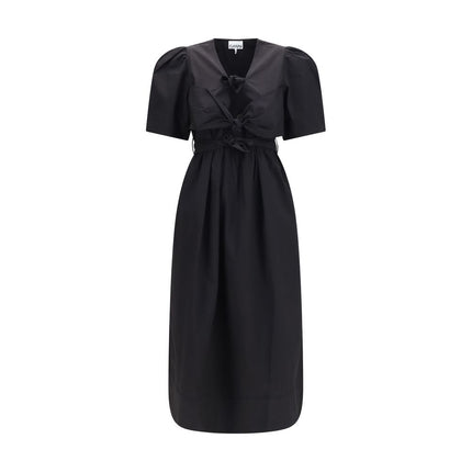 Ganni Black Cotton Casual Dress