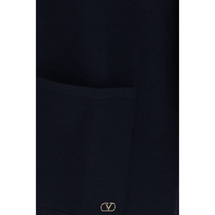 Valentino Blue Wool Oves Aries Cardigan