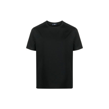 Herno Black Cotton T-Shirt