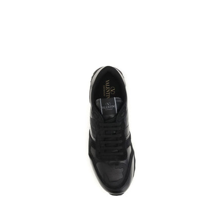 Valentino Garavani Black Polyester Athletic Sneakers