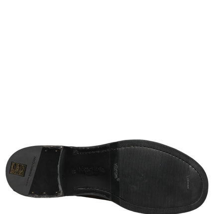 Dolce & Gabbana Black Leather Lace Up Derby Dress Men Shoes