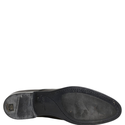 Dolce & Gabbana Dress Black Leather Lace Up Derby Shoes