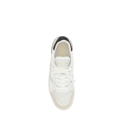 Axel Arigato White Calf Leather Bos Taurus Low Top Sneakers