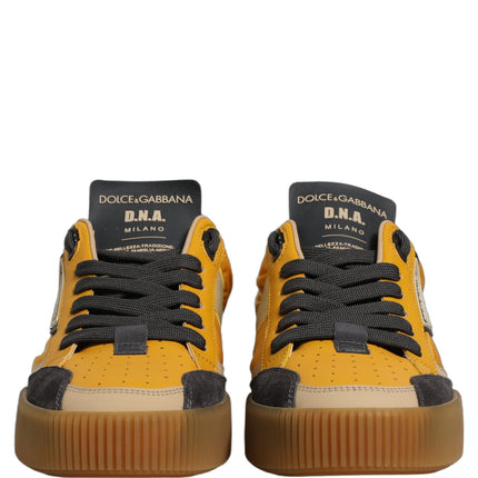 Dolce & Gabbana Multicolor MIAMI Low Top Men Sneakers Shoes