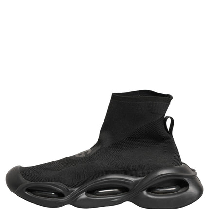 Dolce & Gabbana Black Slip On Wave Socks Men Sneakers Shoes