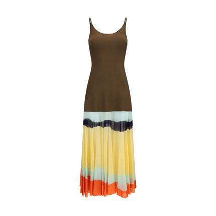 Fendi Multicolor Viscose Casual Dress