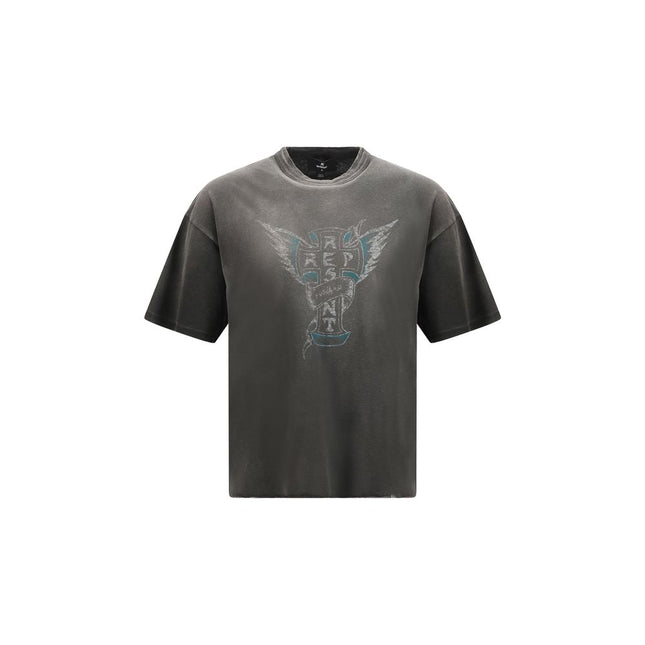Represent Gray Cotton T-Shirt