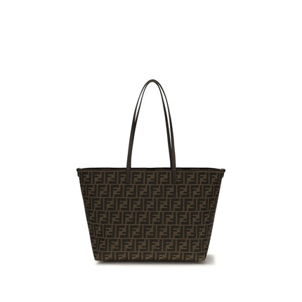 Fendi Brown Fabric Shoulder Bag