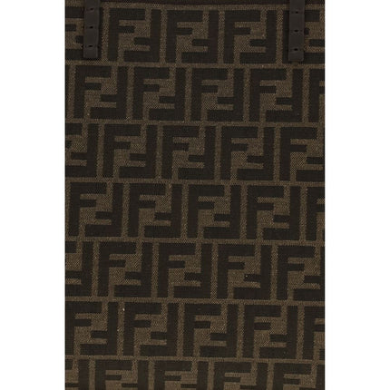 Fendi Brown Fabric Shoulder Bag