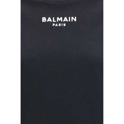Balmain Black Cotton T-Shirt