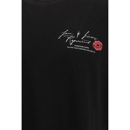 Represent Black Cotton T-Shirt
