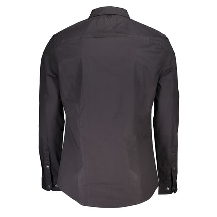 Tommy Hilfiger Black Cotton Men's Shirt