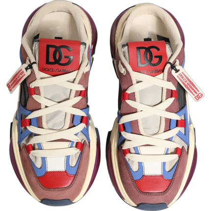 Dolce & Gabbana Multicolor Low Top Airmaster Sneakers Shoes