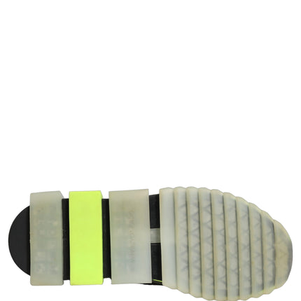 Dolce & Gabbana Black Green Sorrento Low Top Sneakers Shoes