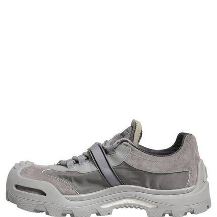 Dolce & Gabbana Gray Airmaster Panelled Low Top Men Sneakers Shoes