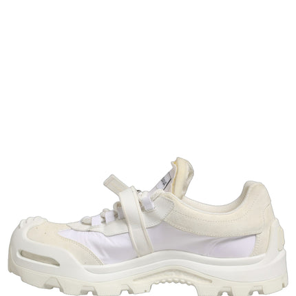 Dolce & Gabbana White Airmaster Panelled Low Top Men Sneakers Shoes