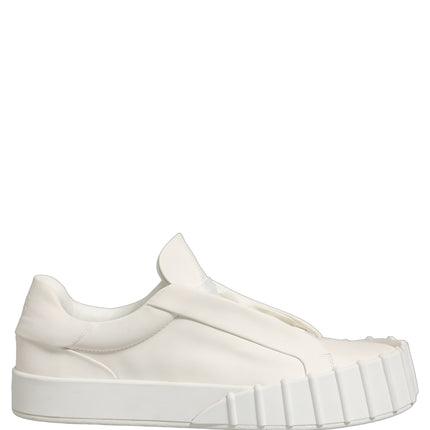 Dolce & Gabbana White Leather Low Top Lace Up Sneakers Shoes