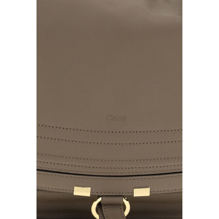 Chloé Beige Calf Leather Bos Taurus Shoulder Bag