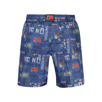 Norway 1963 Blue Polyester Men's Swimwear