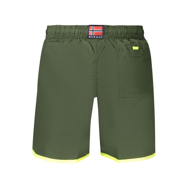 Norway 1963 Green Polyamide Men's Shorts
